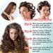 Jumbo Hair Rollers Set - 6 Packs for Salon Hairstyling - Self Grip Curlers for DIY Curly Hairstyles - Colors Vary (3 Jumbo + 3 Large) - Buy Online on GoSupps.com