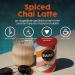 Bar Bar Spiced Chai Latte Pack of 4 x 250 g Instant preparation with black tea cinnamon ginger & cardamom Vegan natural without artificial flavors 48 cups Handmade in Bel - Buy Online on GoSupps.com