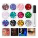 Lunaobrik Face Glitter Face Glitter for Women | 12 Colors Luminious Face Glitter | 10ml Girls Cosmetics Skin Friendly Carnival Supplies Wearable