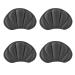 CHEERYMAGIC 2 Pairs Heel Cushion Inserts Sport Shoes Heel Blister Protectors Self-Adhesive Heel Cushion Anti-Slip Shoe Pads for Women and Men A2YDXHGT (Black)