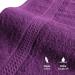 Class Home Collection Terry Towels - Pack of 4 100% Cotton 50x100 cm Aubergine - Luxury Bath Towels for Home & Travel - Buy Online on GoSupps.com