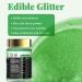Shop FDA Certified Green Edible Glitter Powder for Drinks - Vegan & Tasteless | Perfect for Cocktails Cakes & More (15g) - Buy Online on GoSupps.com