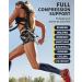CAMBIVO Calf Compression Sleeve - 2 Pairs, Shin Splint and Calf Support for Running, Sports, Flight - Men & Women - L-XL Navy - Buy Online on GoSupps.com
