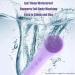 Lumiglow Facial Cleanser Electric Facial Cleansing Brush Lumiglow Electric Face Washer Waterproof Rechargeable Silicone Face Washer IPX7 Waterproof Purple - Buy Online on GoSupps.com