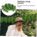 ULTECHNOVO 120 Pcs Monstera Decoration Luau Cupcake Decorations Palm Leaves Cake Holder Mini Paper Plant Decorations Leaves Decor Hat Green Decor Leaves Cake Decor Polyester Jungle Hawaii - Buy Online on GoSupps.com