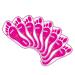 25 Pairs Pink Disposable Spray Tanning Feet Pads - Sunless Airbrush Tent Foot Protection - Buy Online on GoSupps.com