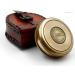 KHUMYAYAD Brass Pocket Compass - Antique Handmade Compass with Leather Case | Fully Functional & Stylish Travel Accessory - Buy Online on GoSupps.com