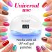 OVLUX 178W Professional UV LED Nail Lamp for Gel Polish - Nail Dryer with 42 LEDs and 4 Timer Settings - Buy Online on GoSupps.com