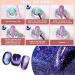 Gel Nail Polish 9D Glitter Cat Eye Gel Nail Varnish Highly Pigmented Magnetic UV/LED Soak-Off Gel Nail Polish Chameleon Galaxy Nail Gel for Holographic Nail Art DIY at Home - Buy Online on GoSupps.com