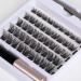 45 Cluster DIY False Eyelashes | CC Curl Natural Look | Reusable Fluffy Soft Lashes with Clear Glue | Strong Hold | 10-16MM | 45PCS - Buy Online on GoSupps.com