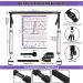 Portable Home Gym Pilates Bar & Resistance Band Combo Set - Full-Body Workout Equipment with Video - Black - Buy Online on GoSupps.com