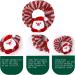 4 Pieces Christmas Scrunchies Hair Claw Clips Christmas Ponytail Holders Xmas Hair Rope Christmas Hair Accessories Hair Band Thick Hair Large Hair Claw Clips for Girls Women - Buy Online on GoSupps.com
