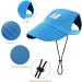 Blue XL Dog Sun Hat with Ear Holes | Adjustable Drawstring | UV Protection | Waterproof Design | For Small Medium Large Dogs - Buy Online on GoSupps.com