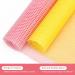 Windspeed 2Pcs African Body Exfoliating Net | Long Deep Cleaning Bath Sponge | Skin Smoother for Women Men | Shower Stocking Stuffer (80x30cm) | Yellow Pink - Buy Online on GoSupps.com