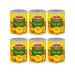 Del Monte MONTE Yellow Cling Peach Halves in Heavy Syrup, Canned Fruit, 29 oz Can 1.81 Pound (Pack of 6)