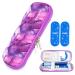 Youshares insulin cooling bag TSA portable EVA pack for insulin pen insulin and other diabetes accessories insulin packing cooling box while traveling diabetics bag with 2 nylon cooling packs (marble purple)