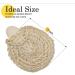 Turkish Style Sisal Loofah 2-Pack - Handwoven Agave Fiber Shower Sponge - Large Exfoliating Body Scrubber with Soap Pocket & Loop - Organic Vegan Bath Accessories - Buy Online on GoSupps.com