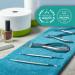 Sunglow 5-Part Nail Set | Premium Pedicure & Manicure Kit for Women & Men | Stainless Steel Nail Care Set with Nail Tui - Best Podology Tools - Buy Online on GoSupps.com