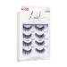 Kiss Lash Couture Faux Mink Collection - 4 Pairs Synthetic Fake Eyelashes with Glue | Ultra-Fine Gentle Tips - International Shipping Available - Buy Online on GoSupps.com