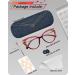 Spring Hinge Red Cateye Anti Blue Light Glasses for Women - Fashionable Big Face Gaming & Computer Eyewear - Buy Online on GoSupps.com