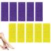 10 Pcs Pumice Stone for Feet Foot Pumice Stone Scrubber Pedicure Double Sided Exfoliation Suitable Double Sided Foot Scrub Foot Stone Ideal Suitable for Home and Beauty Salons(Yellow Purple)