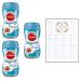 Sugar Free Sweetener Bundle which Contains Canderel Sugarly Granulated Sweetener 275g - Pack of 3 with Grocery List Card