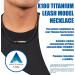 Phiten X100 Titanium Leash Model Necklace - Durable Aqua-Titanium Silica & Micro-Titanium Spheres - Stainless Steel Clasp - 20 inch Silver - Ideal for Sports & Athletics - Buy Online on GoSupps.com