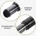 Angoily Multifuntional Telescopic Makeup Brush Set - Bottle Blush Honey Powder Liquid Foundation & Manicure Brushes - Compact Travel Size Black - Buy Online on GoSupps.com
