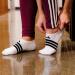 adidas Superlite No Show Womens Athletic Socks - 6 Pairs, Medium, Black/Heather Light Grey/White - Buy Online on GoSupps.com