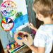 Color Wheel Paint Mixing Guide Set - 2 Pieces | Art Class Teaching Tool for Makeup & Painting | 9.05 Inch/23 cm Diameter - Buy Online on GoSupps.com