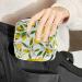 Lemon Floral Sanitary Napkin Storage Bag - Portable Period Kit for Women, Girls, and Ladies - Menstrual Cup & Tampon Pouch - Color 9 - Buy Online on GoSupps.com