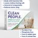 Clean People Natural Fabric Softener Sheets - Eco Friendly & Vegan - 2 x 80 Packs - Buy Online on GoSupps.com