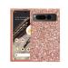 Tivenfezk nadoli glitter case for Google Pixel fold rose gold glossy sparkling bling galvanisian frame ultra -thin shockproof back pocket cell phone case protective cover