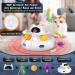 4-in-1 Interactive Cat Toy | Automatic Moving Feather Toy for Indoor Cats | FWLWTWSS - Buy Online on GoSupps.com