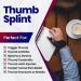 Thumb Splint CMC Thumb Brace for Arthritis Pain Relief & Support - Wrist Brace & Stabilizer for Joint Tendonitis - Women Men Left Right Hand - Buy Online on GoSupps.com