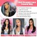 20 Inch Brazilian Virgin Lace Front Human Hair Wig for Black Women - Straight 13x4 HD Transparent Lace Frontal, Pre Plucked with Baby Hair, 150% Density - Natural Black - Buy Online on GoSupps.com