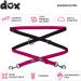 DDOXX Airmesh Dog Leash - 2m 3-Way Adjustable for All Dog Sizes - S (Pink) - Durable & Comfortable Pet Leash - Buy Online on GoSupps.com