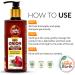 The Indie Earth Advanced Red Onion Shampoo 300ml/10 Fl.Oz with 15+ natural ingredients including Red Onion Curry Leaf & Indian Alkanet Root - Buy Online on GoSupps.com