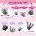 120 Pcs Individual Cluster Lashes - DIY Lash Extensions - Volume Wispy Lashes - Super Thin Band - Reusable and Comfortable - Velvety D-8-16 Mix - Buy Online on GoSupps.com