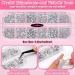 Audab B7000 Jewelry Adhesive Glue with Rhinestones for Crafts  2100Pcs Flat Back Gems Crystal Rhinestones with Tweezer Dotting Tools Clear Glue for DIY Clothes Fabric Shoes Jewelry Making Nail Art A.Clear - Buy Online on GoSupps.com
