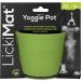 Lickimat Yoggie Pot - Dog Enrichment & Slow Feeder | Durable Rubber Treat Mat for All Sizes - Latest Green Edition - Buy Online on GoSupps.com