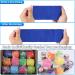 120 Pack Colorful Self Adhesive Bandage Wrap | 2" x 5 Yards Cohesive Vet Wrap for Pets & Sports | Breathable Elastic Tape in 24 Colors - Buy Online on GoSupps.com