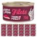 Edgard & Cooper Fillet Cat (Tuna & Chicken 70g x 24) Fresh Meat and Fish and Quality Protein Real Ingredients for