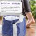 WOFASHPURET 1pc Foldable Footbath Bucket for Collapsible wash bin Folding Water Container Foot Soaking Basin Laundry Buckets Home Foot Spa Tub Foot spa Basin Household Storage Bags Travel peva 30x20cm - Buy Online on GoSupps.com