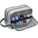 WANDF Water-Resistant Nylon Travel Toiletry Bag for Men and Women - Lightweight Dopp Kit (A-Grey) - Buy Online on GoSupps.com