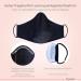 Buy Dance Pattern Washable 100% Cotton Masks for Kids & Adults - Oeko-Tex Standard 100 - Dual Layer with Nose Bracket & Filter Bag - Black L (1 Pack) - Buy Online on GoSupps.com