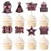 Keaziu 24 Pack Vintage 1994 Cupcake Toppers Happy 30th Cheers to 30 Cupcake Toppers Picks Thirty Hello Awesome since 1994 Cupcake Toppers 30 Years Happy Birthday Party Decoration 30 Pink