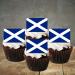 24 Edible Scottish Flag Cupcake Toppers Scotland Flag Six Nations Decorations Scottish Rugby Cake Decorations Six Nations Flags Scottish Flags Scottish Party Decorations Scotland Decorations