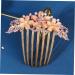 PLAFOPE Opal Comb Small Tooth Comb Floral Hair Clips Styling Hair Clips Barrettes for Thick Hair Wedding Hair Accessories for Brides Hair Combs for Hair Topper Comb Hair Clip Alloy Purple - Buy Online on GoSupps.com