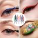 BELLIFFY 12 Pcs 1 Set Shadow Set Creative Eyeliners Waterproof Eyeliner Makeup Kit Colorful Plastic - Buy Online on GoSupps.com